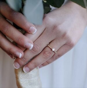 .24 Carat Diamond 18K Yellow Gold Engagement Ring Blue Nile Size 6